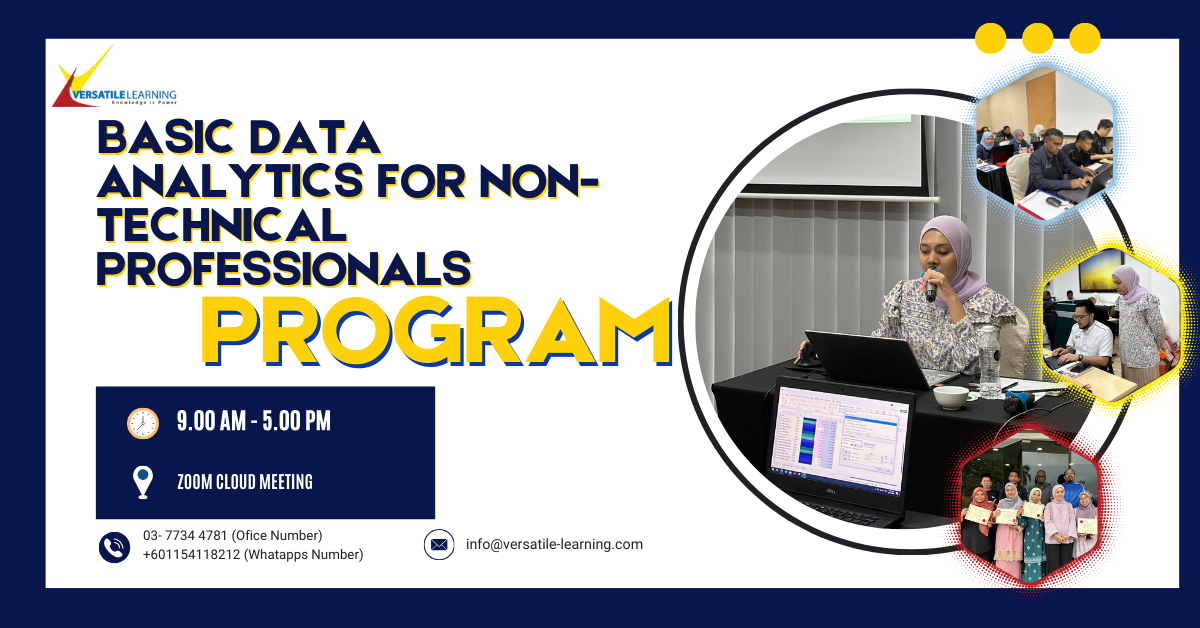 MOF 003 – Basic Data Analytic for Non-Technical Professionals, 12 November 2026