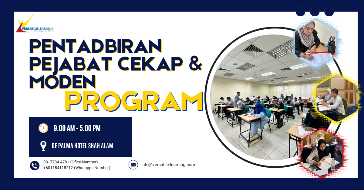 FAD 002 – Pentadbiran Dan Pengurusan Pejabat : Cekap & Moden, 14 & 15 April 2026
