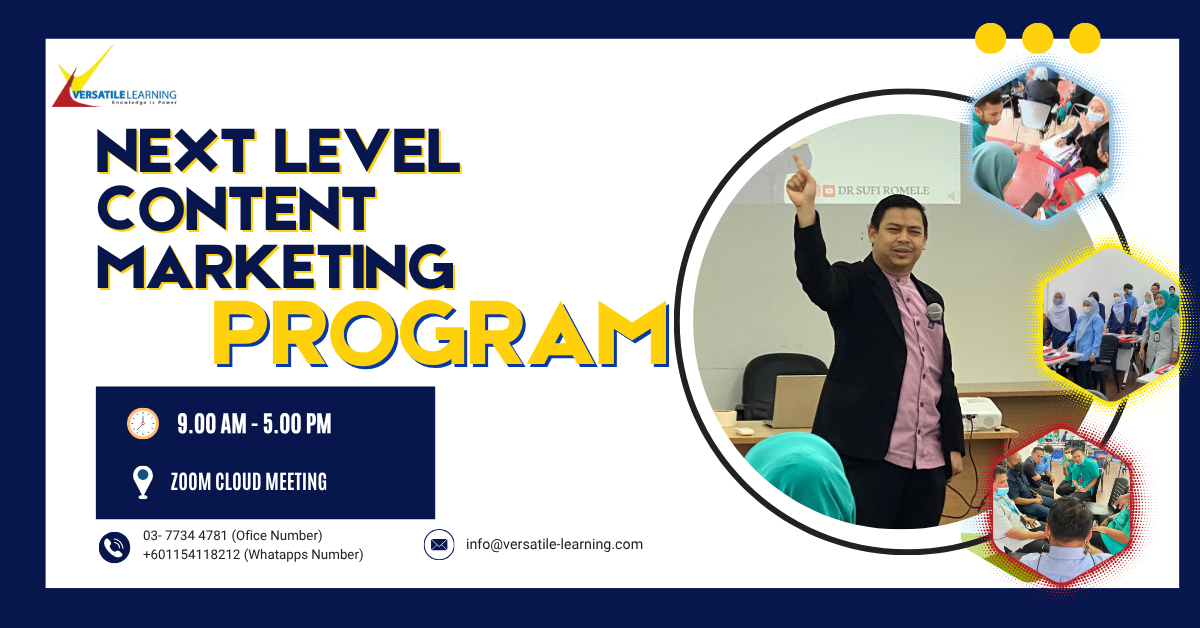 MKT 007 – Next Level Content Marketing, 7 January 2026